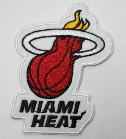 Miami Heat Logo Iron on Patch 9.1cmx7cm